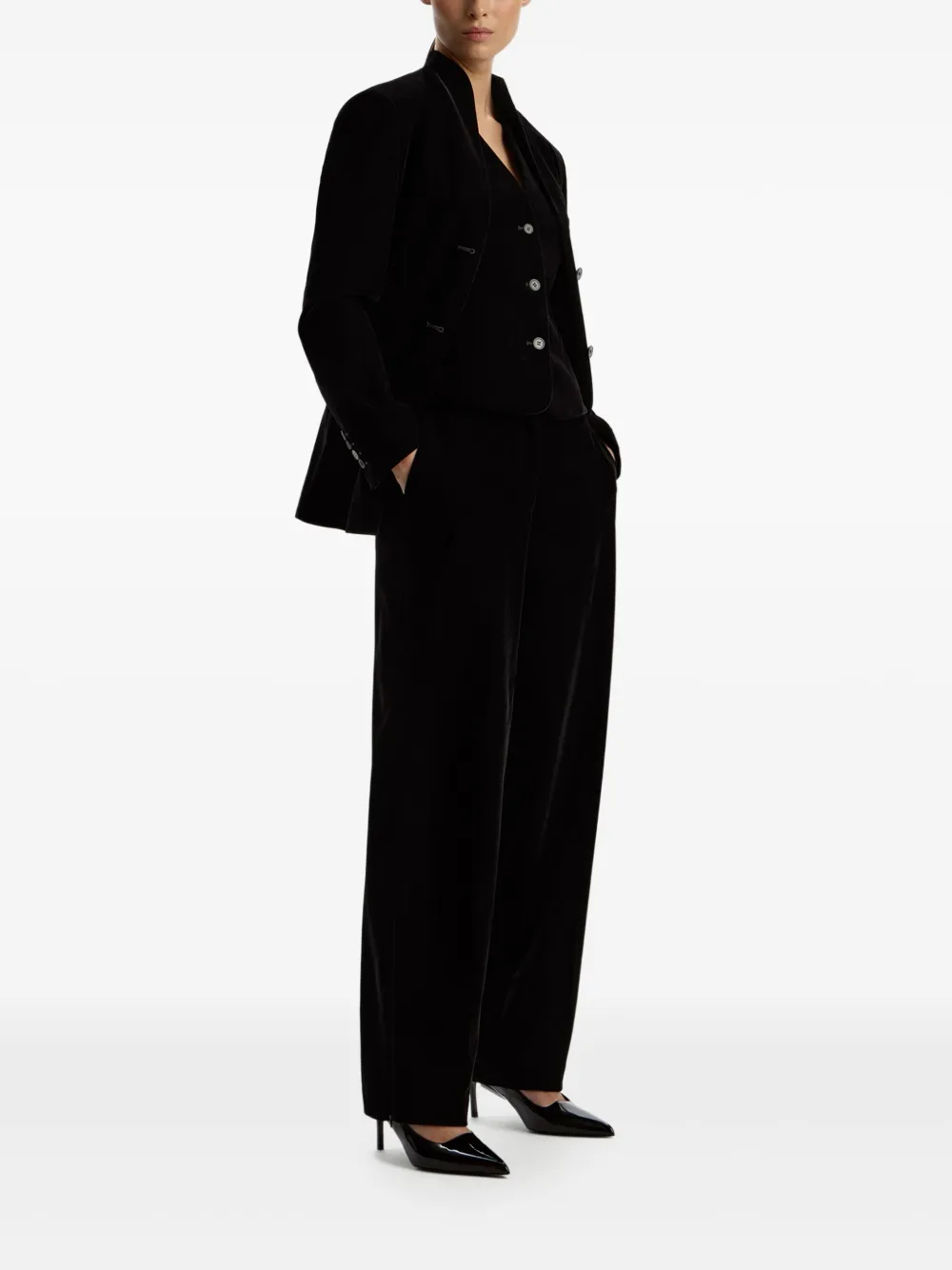 12 STOREEZ Straight broek - Zwart