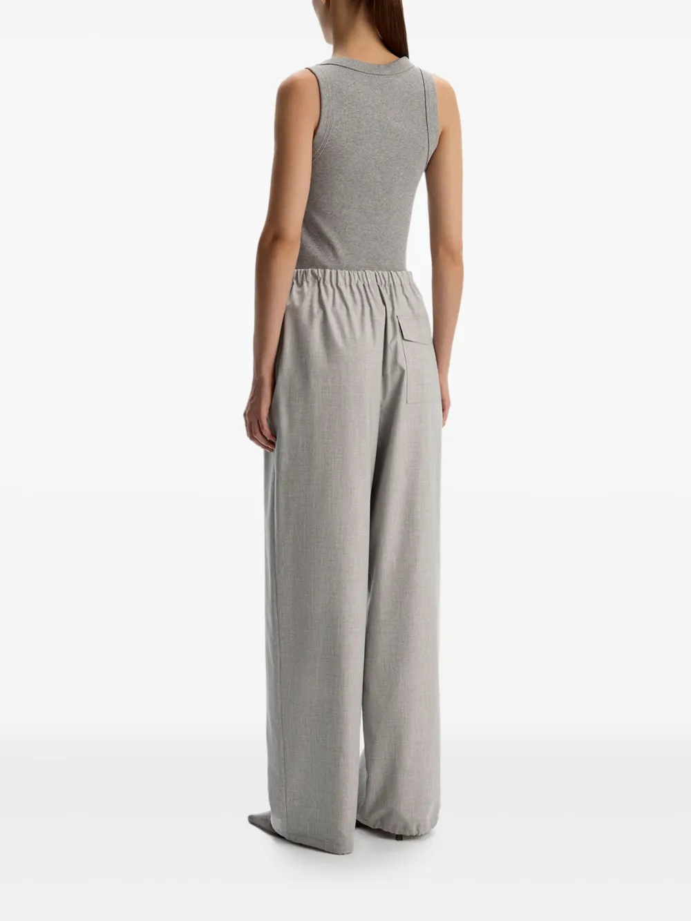 12 STOREEZ Top met trekkoord Grijs