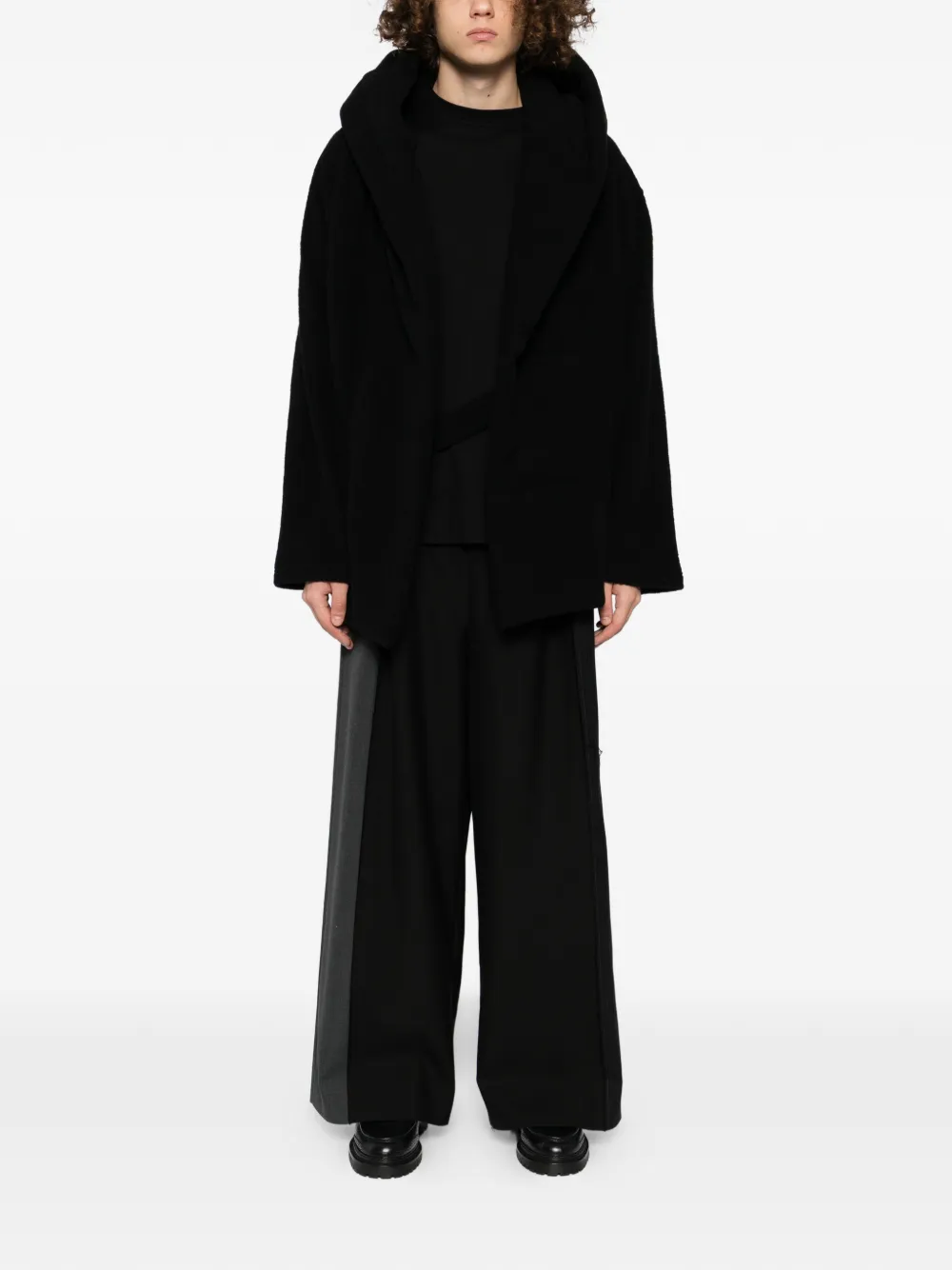 Yohji Yamamoto abrigo capitonado de bouclé | Abrigos capitonados | Image 2