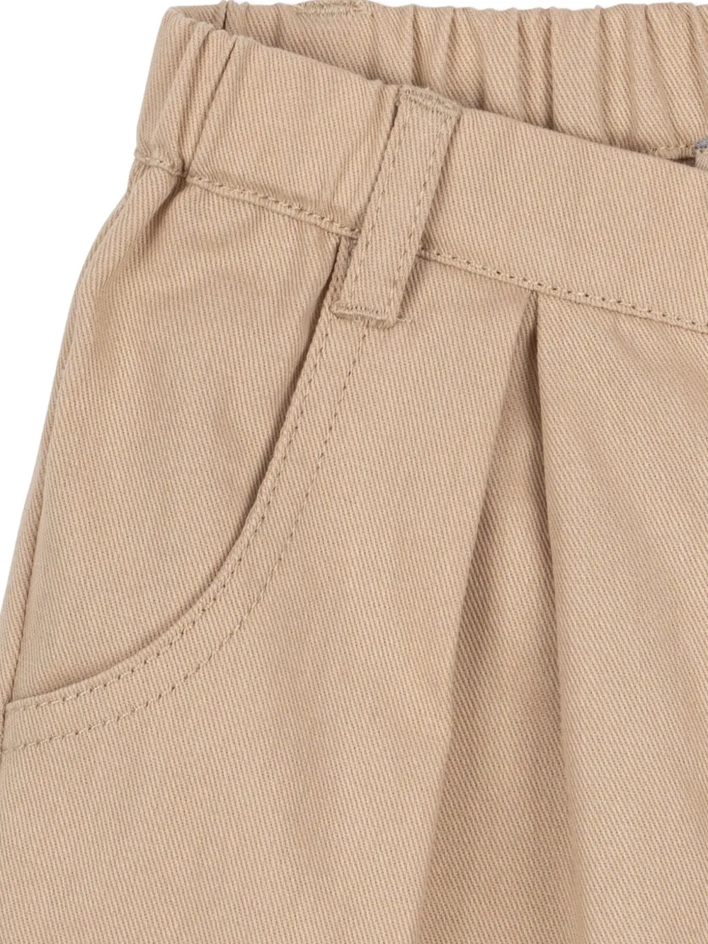 Frankie Pleat-Detail Trousers
