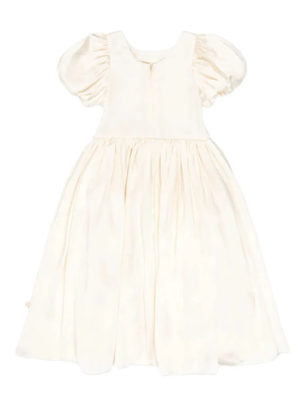 Konges Sløjd Celeste puff-sleeve dress - Beige