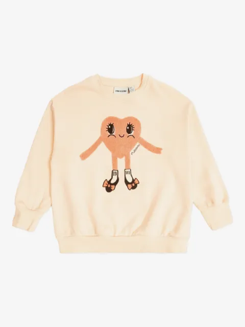 Mini Rodini sweat à détail cœur