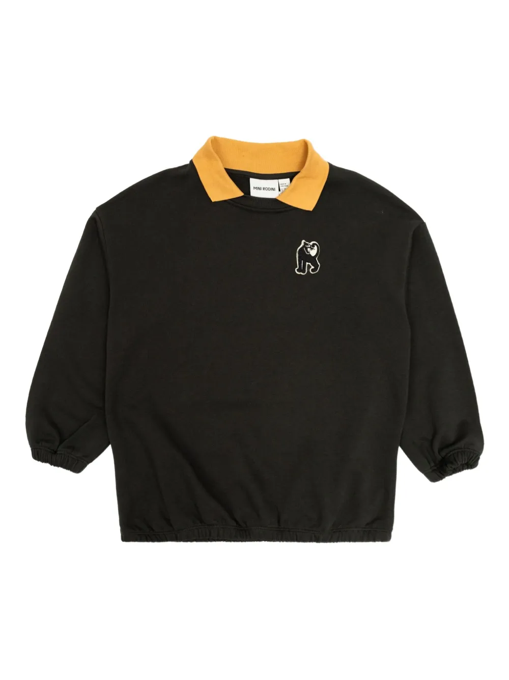 Mini Rodini sudadera Panther Patch | negro | Image 1