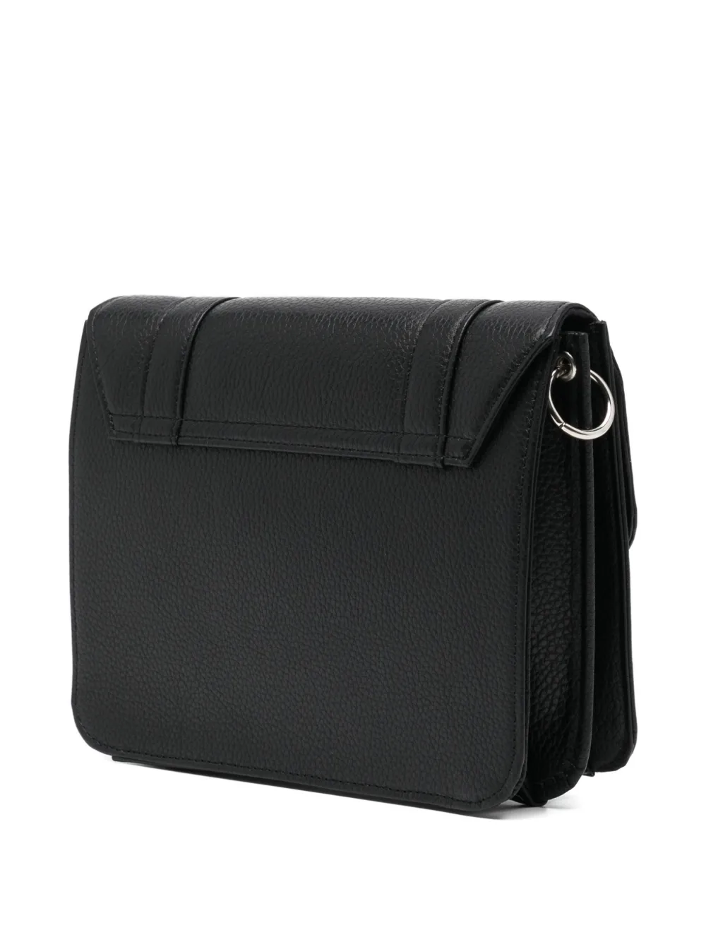 Yohji Yamamoto Leather Shoulder Bag In Black