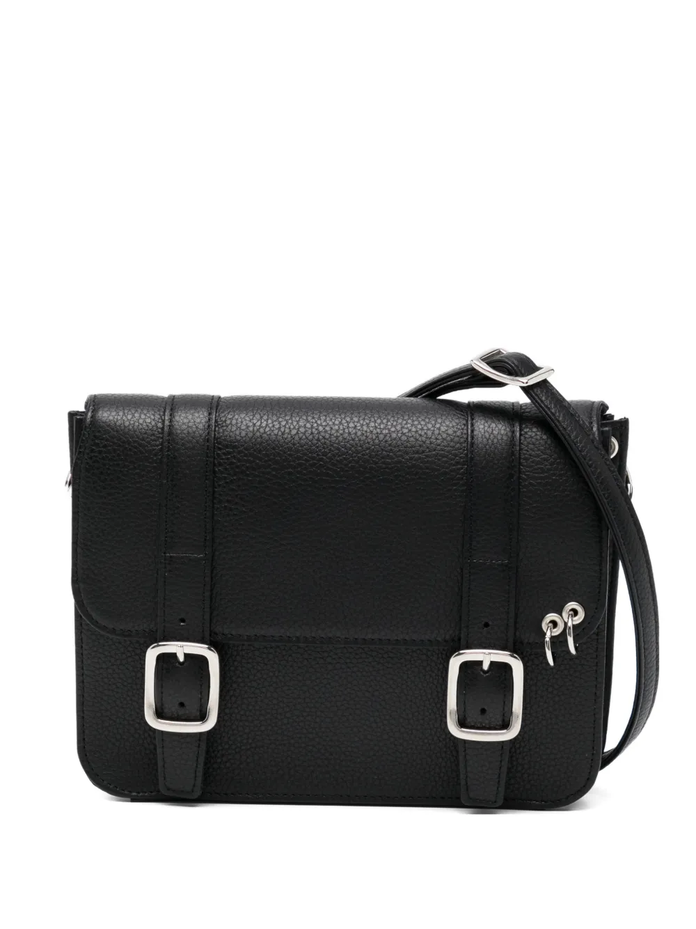 Yohji Yamamoto leather shoulder bag - Nero
