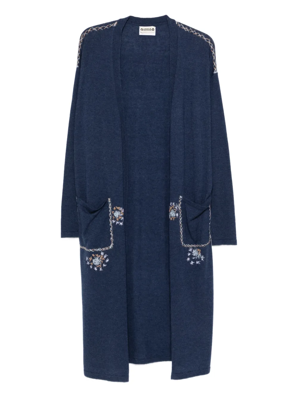 A.N.G.E.L.O. Vintage Upcycling Giacca con cappuccio - Blu