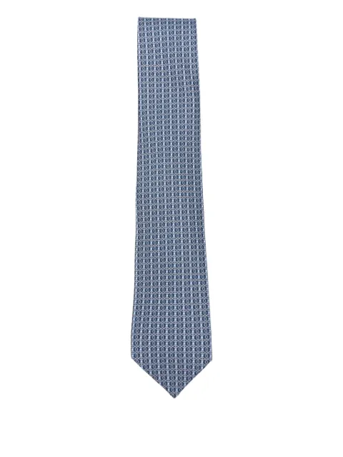 Ferragamo patterned silk tie