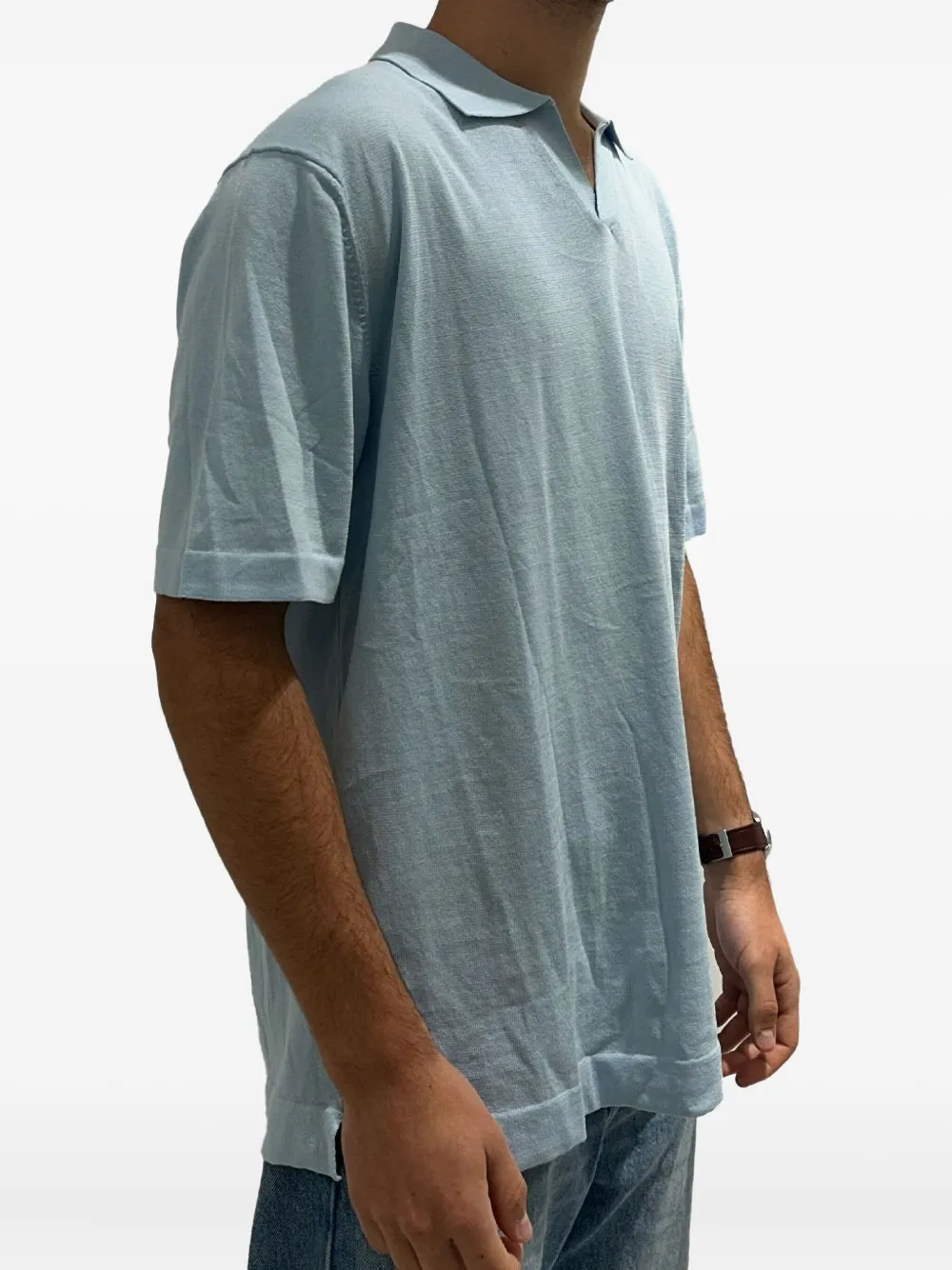 RAYNE 1896 v-neck  polo shirt - Blauw