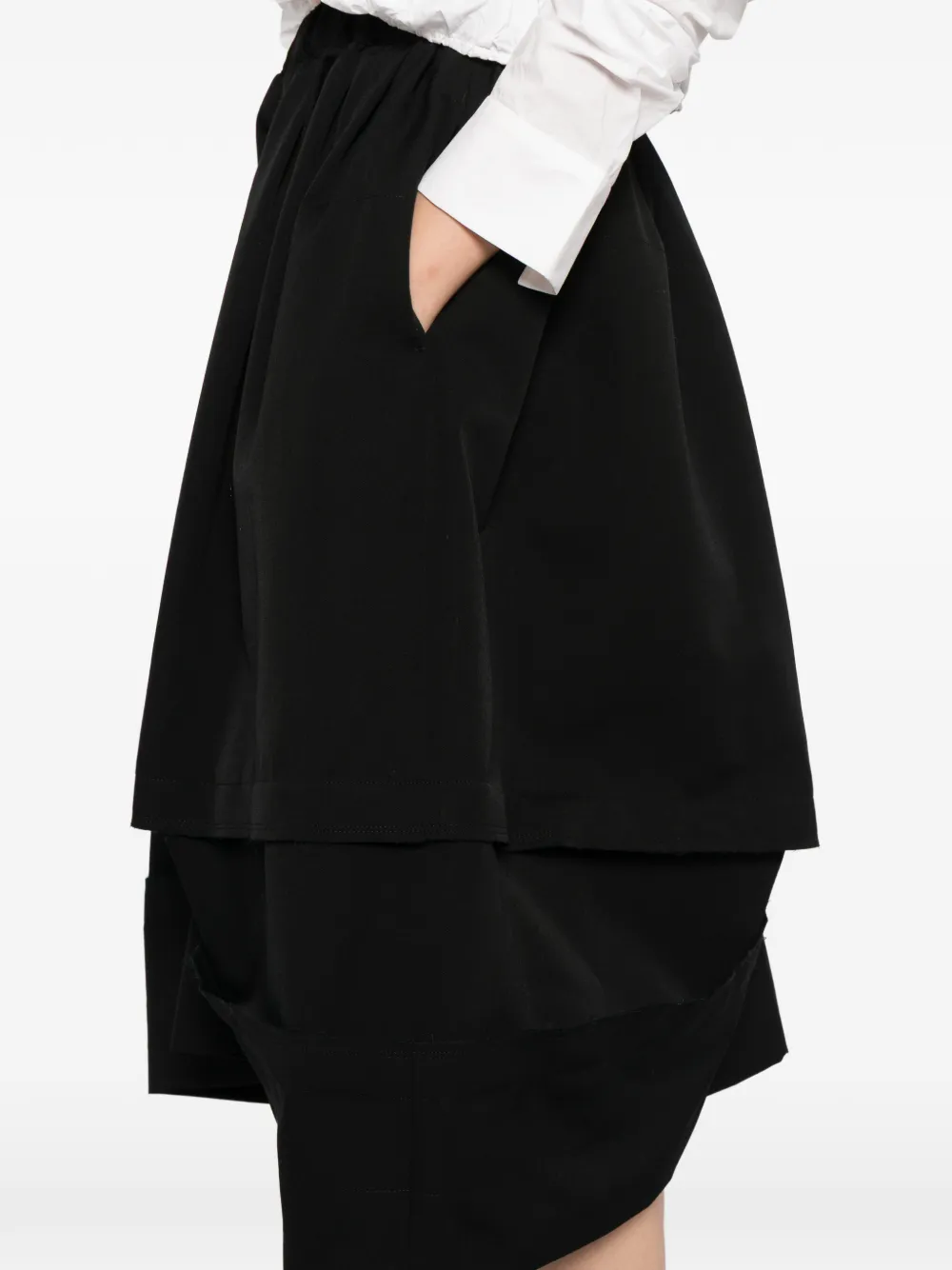 Comme Des Garçons Cut-out Skirt In Black