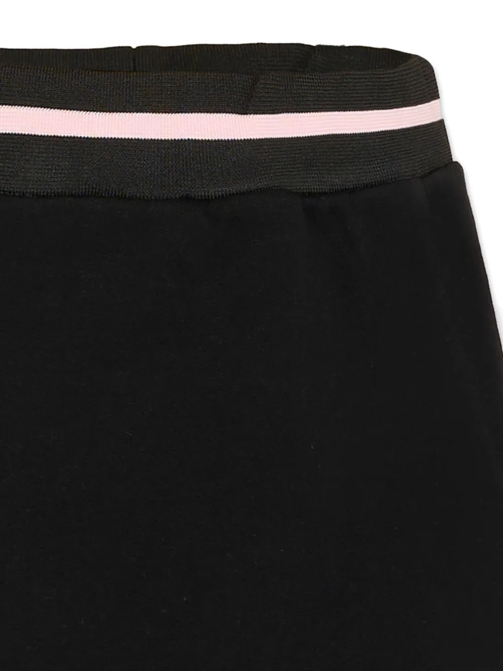 Barrow Black Skirt For Girl With Logo In Black