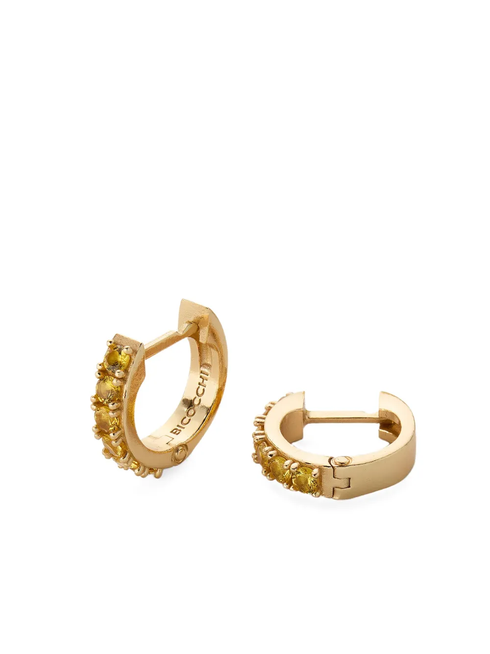 Emanuele Bicocchi Embellished Hoop Earrings In Gold
