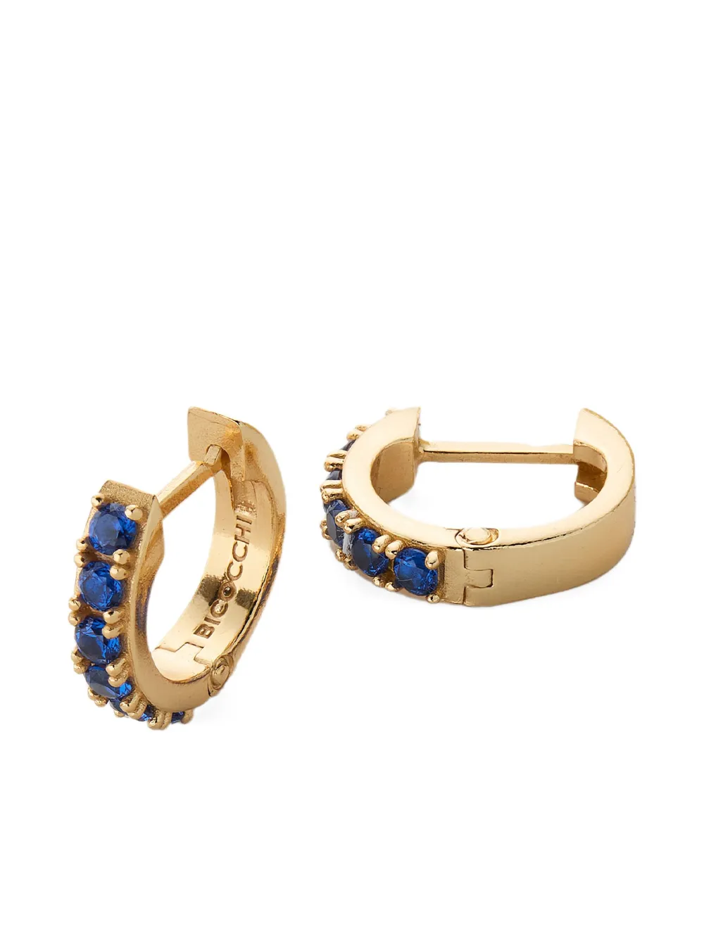 Emanuele Bicocchi Embellished Hoop Earrings In Gold