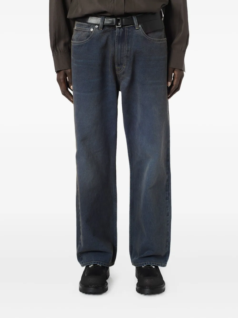 OUR LEGACY Third Cut katoenen jeans Blauw