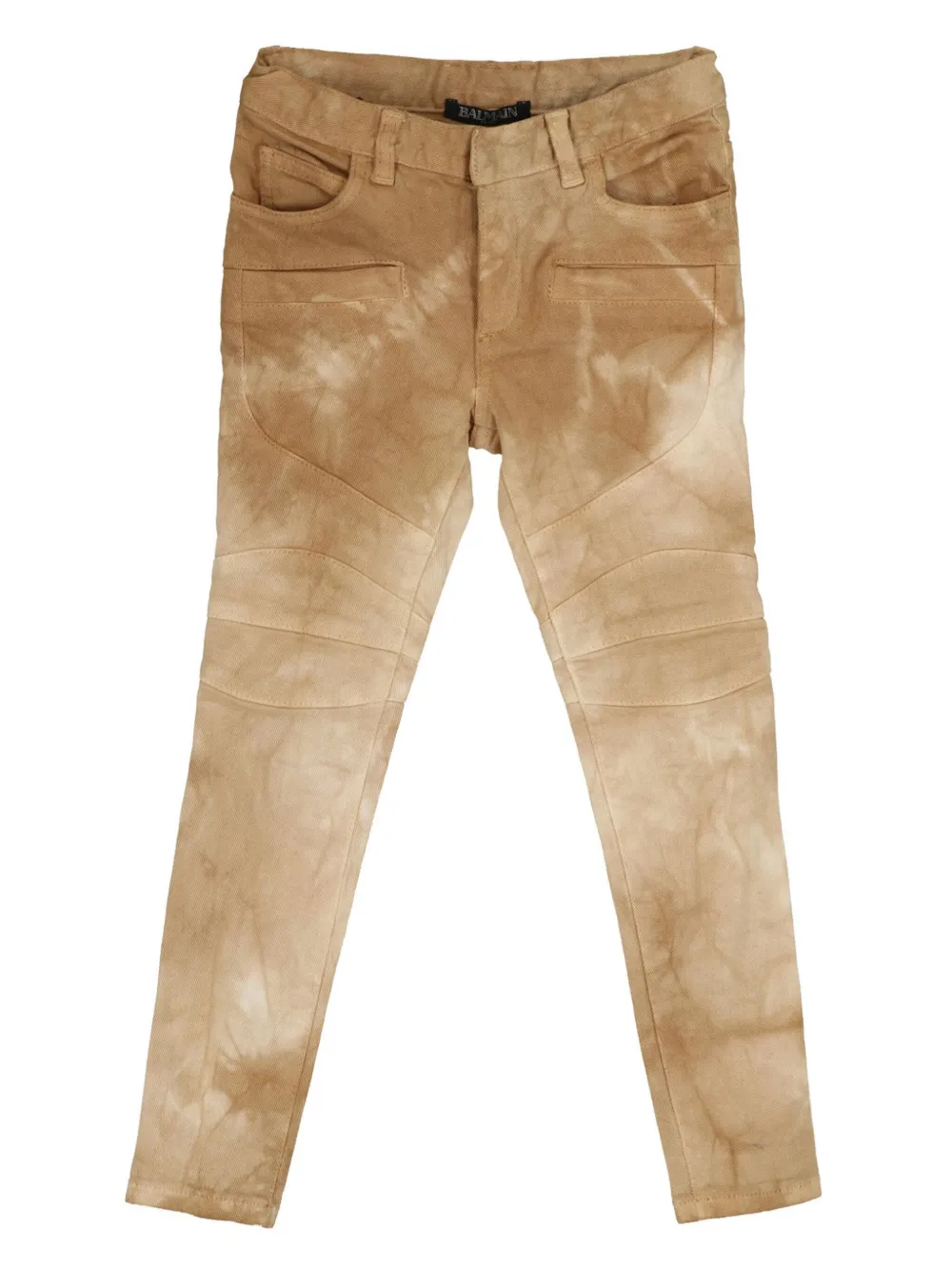Balmain Kids panelled jeans - ニュートラル