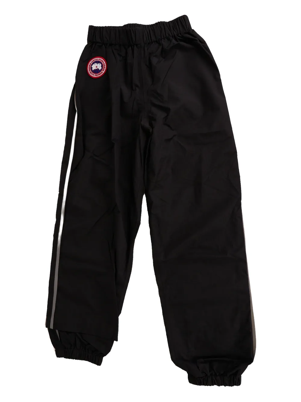 Canada Goose Kids' Logo-patvh Stripe-detail Track Pants In Brown