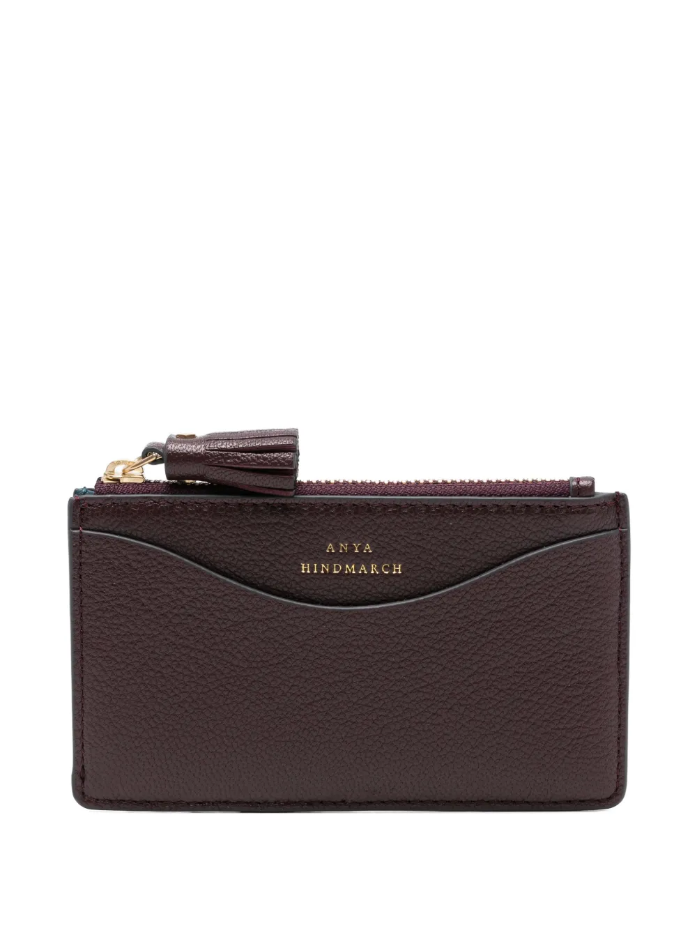 Anya Hindmarch peeping -yes tassel-detail wallet - Marrone