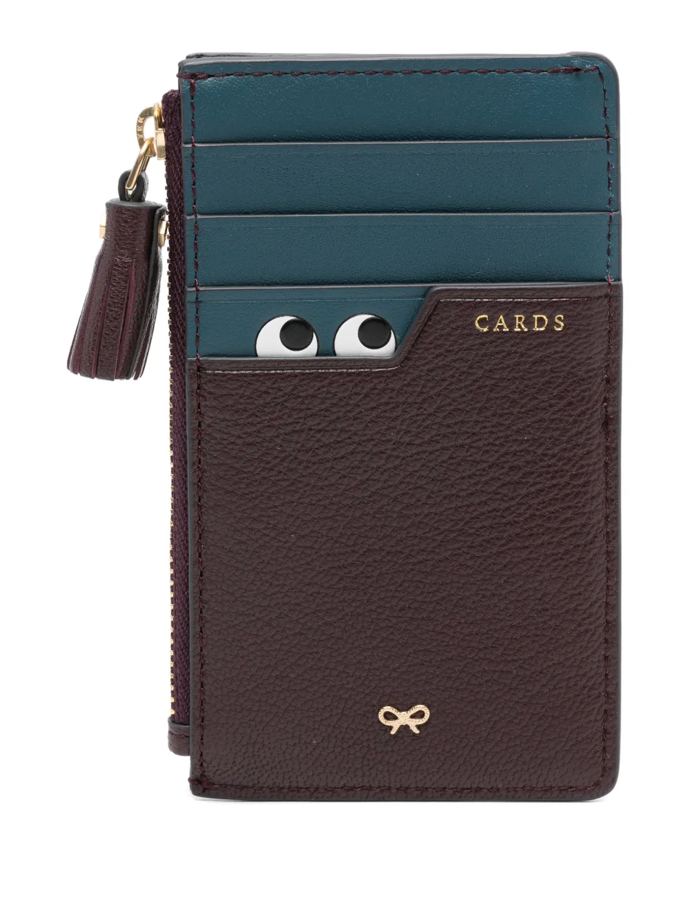 Anya Hindmarch peeping -yes tassel-detail wallet - Bruin