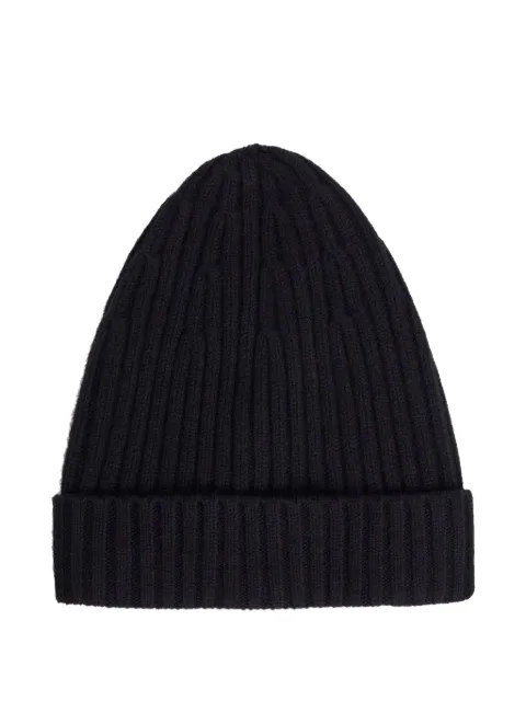 12 STOREEZ ribbed wool beanie hat