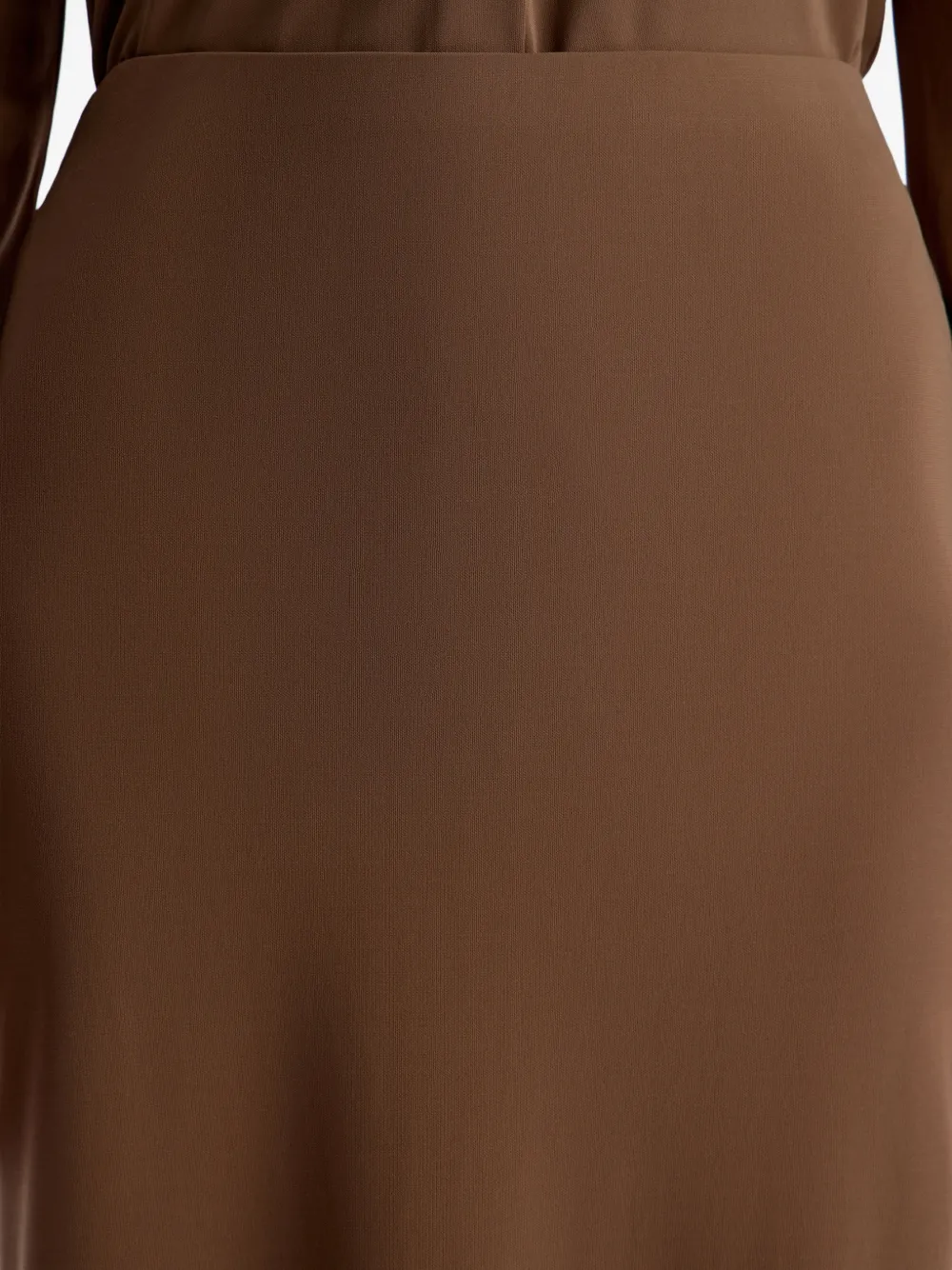 12 STOREEZ Midi-rok met split Bruin