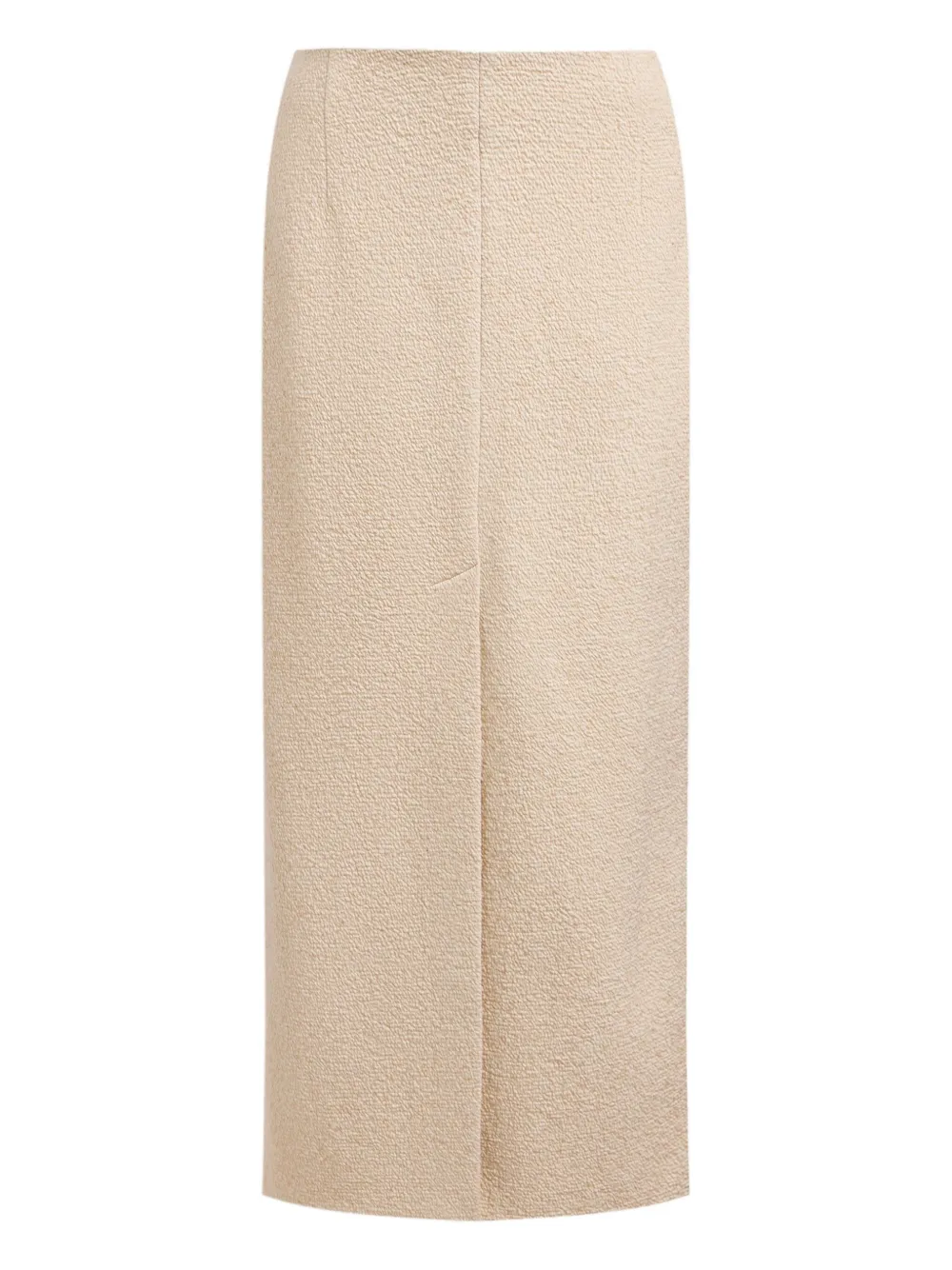 12 STOREEZ front-slit long skirt - ニュートラル
