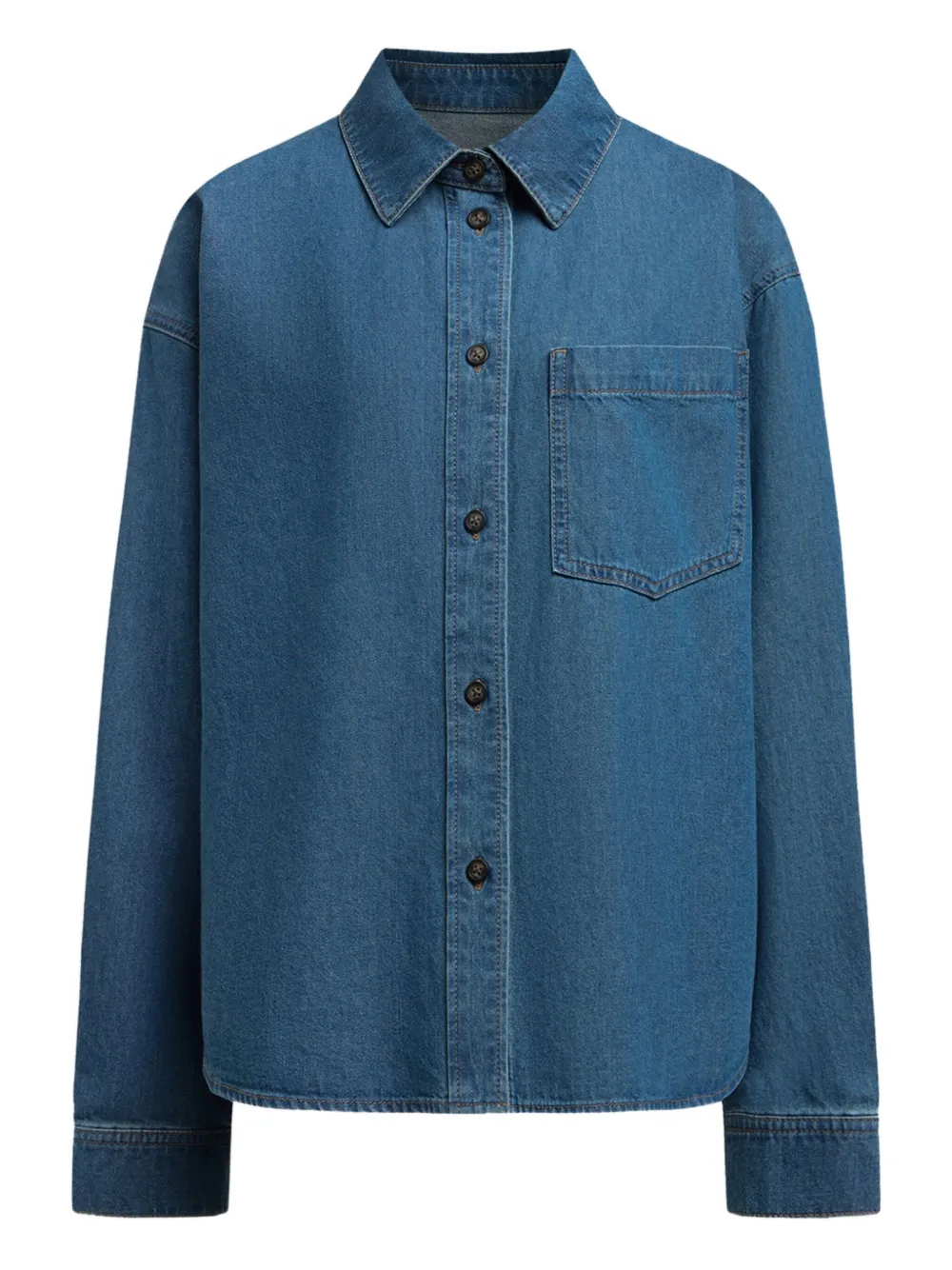 12 STOREEZ Camicia denim - Blu