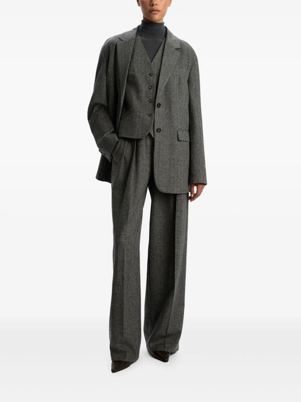 12 STOREEZ Plooibroek Grijs