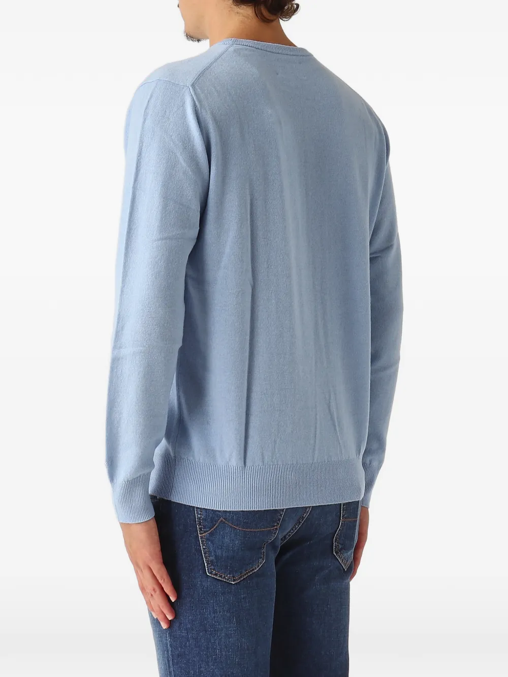 MC2 Saint Barth Trui met ronde hals Blauw