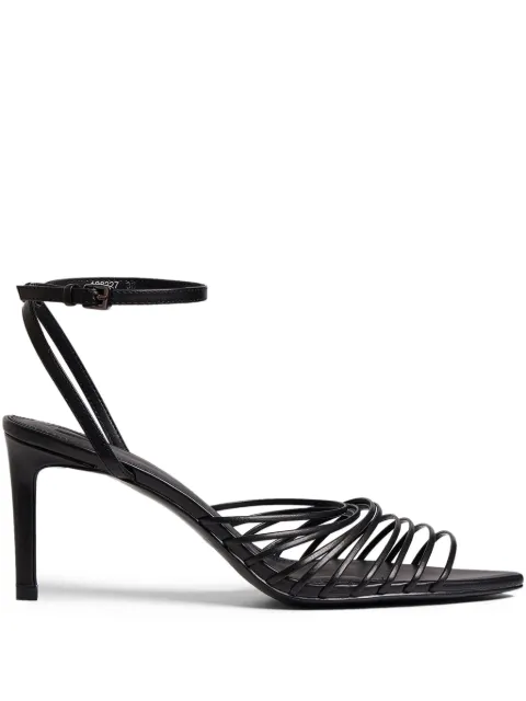 12 STOREEZ 80mm strappy leather sandals