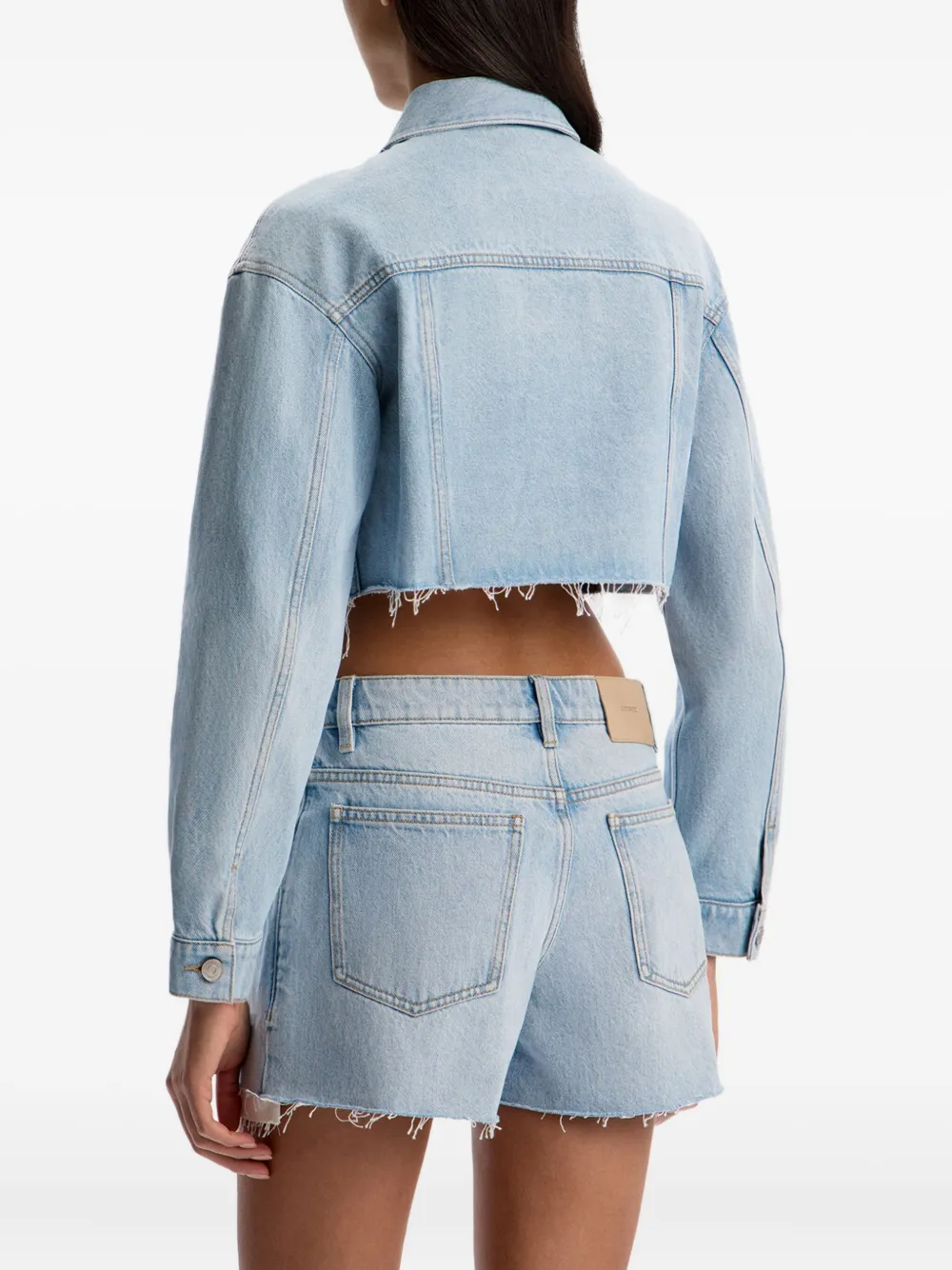 12 STOREEZ Denim jack Blauw