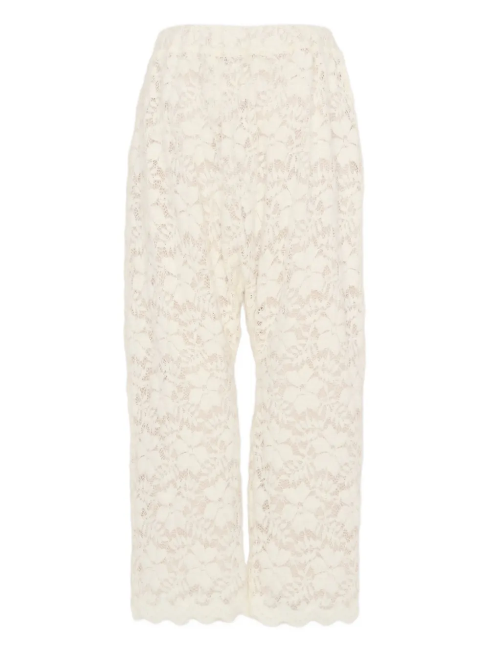 Douuod Kids Broek met kanten detail Beige