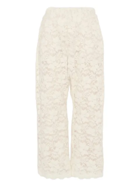 Douuod Kids lace-detail trousers