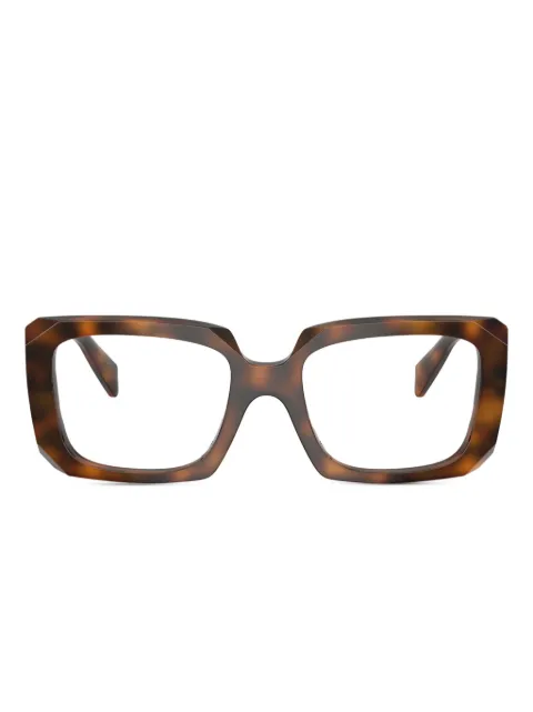 Prada Eyewear lentes con armazón geométrica