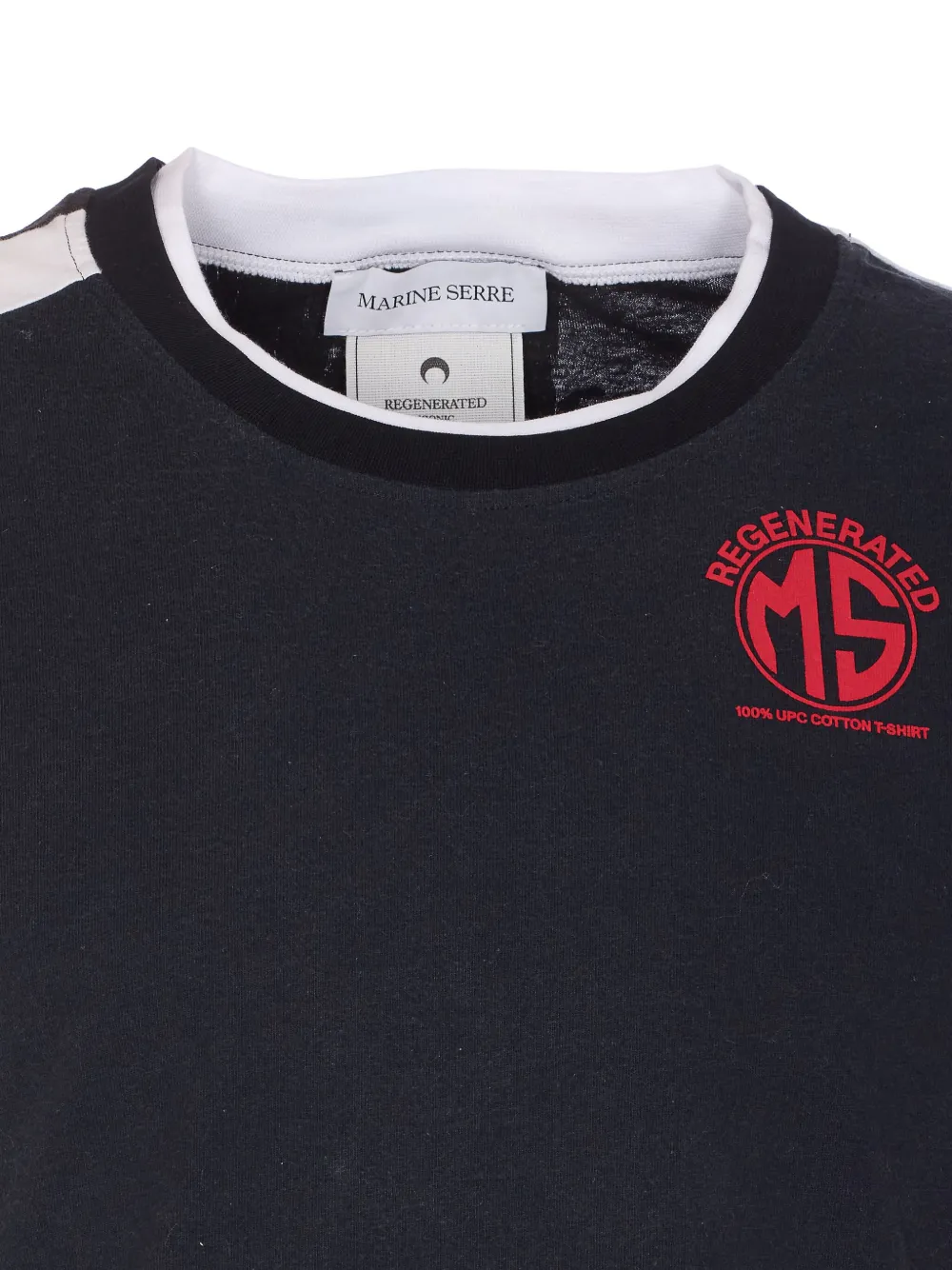 Marine Serre Gelaagd T-shirt met print Wit