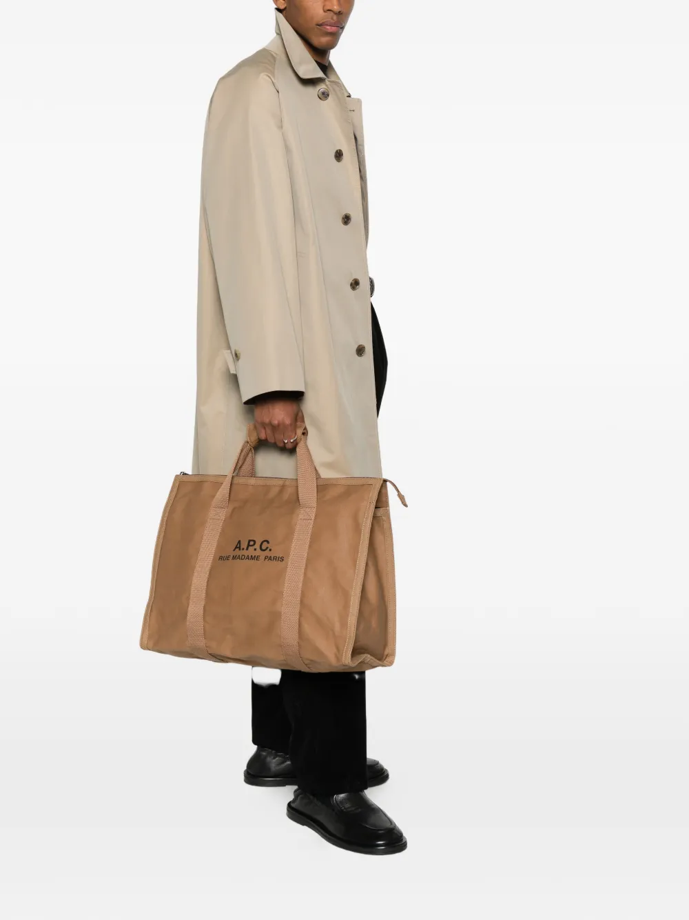 A.P.C. Recuperation Gym logo-detail tote bag | Image 2