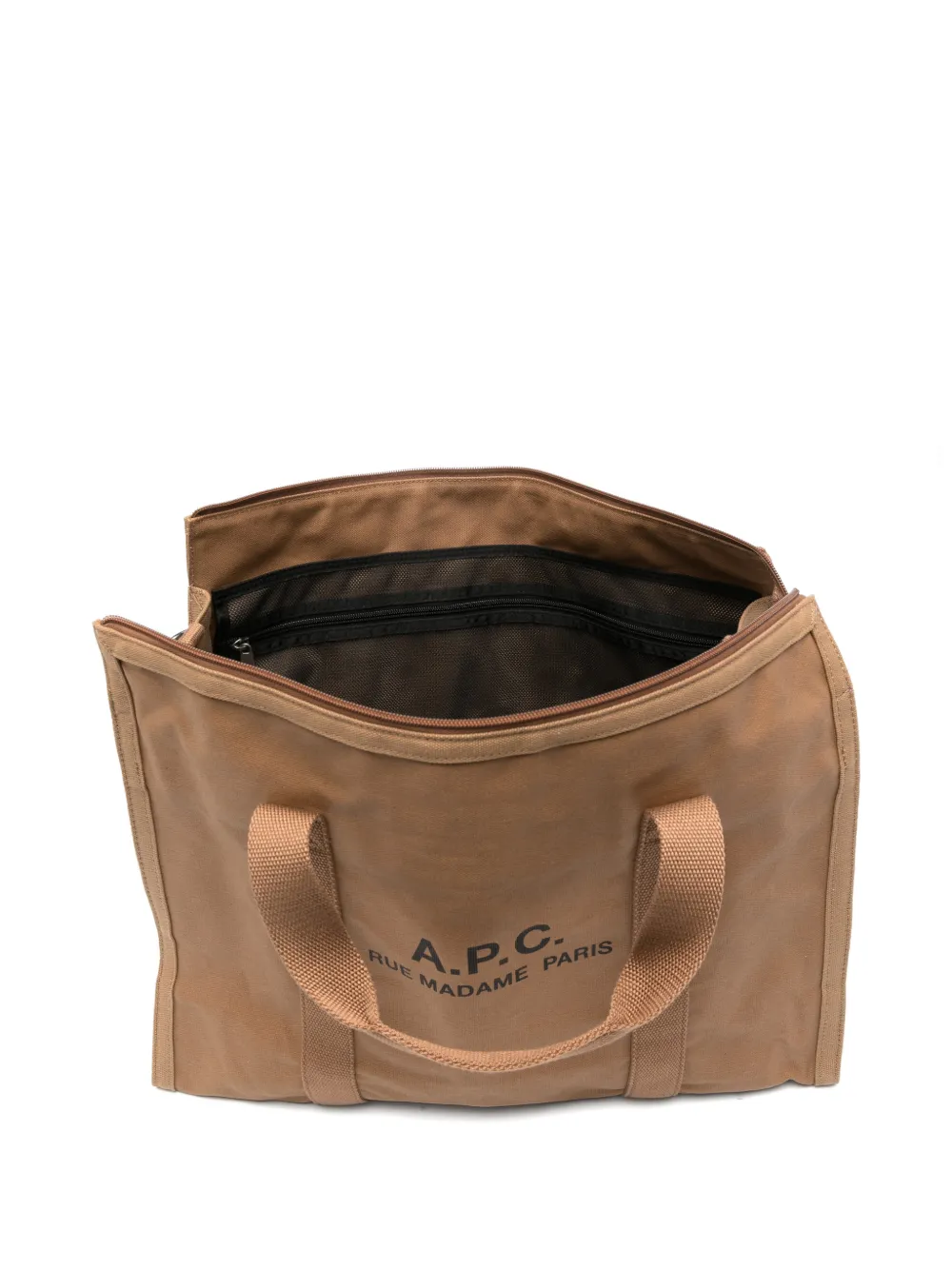 Apc Recuperation Gym Logo-detail Tote Bag In Brown