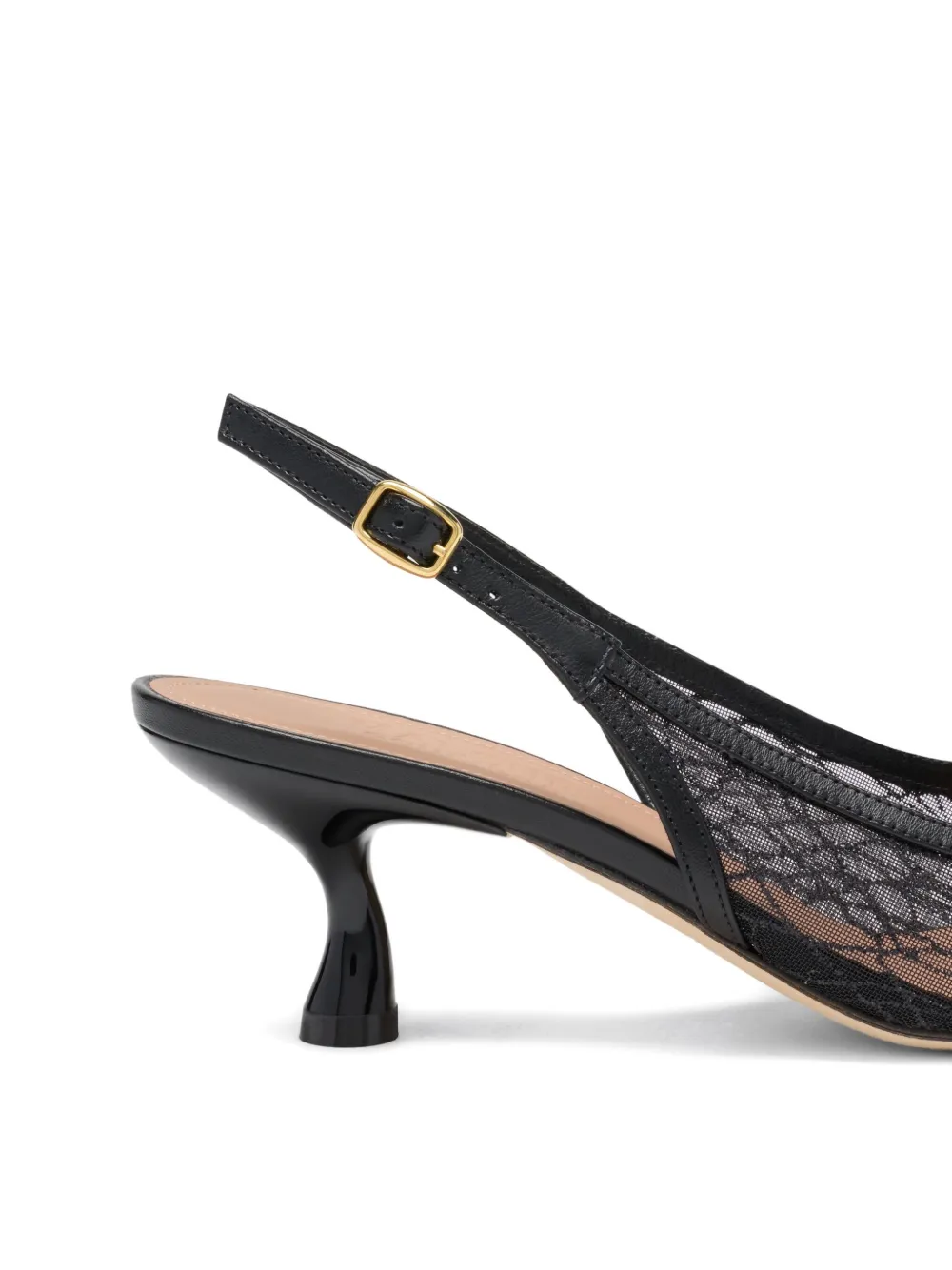 Malone Souliers 45 mm Jama slingback pumps Zwart