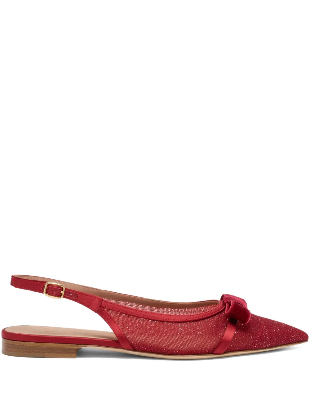 Malone Souliers Pumps Jama con cinturino posteriore - Rosso