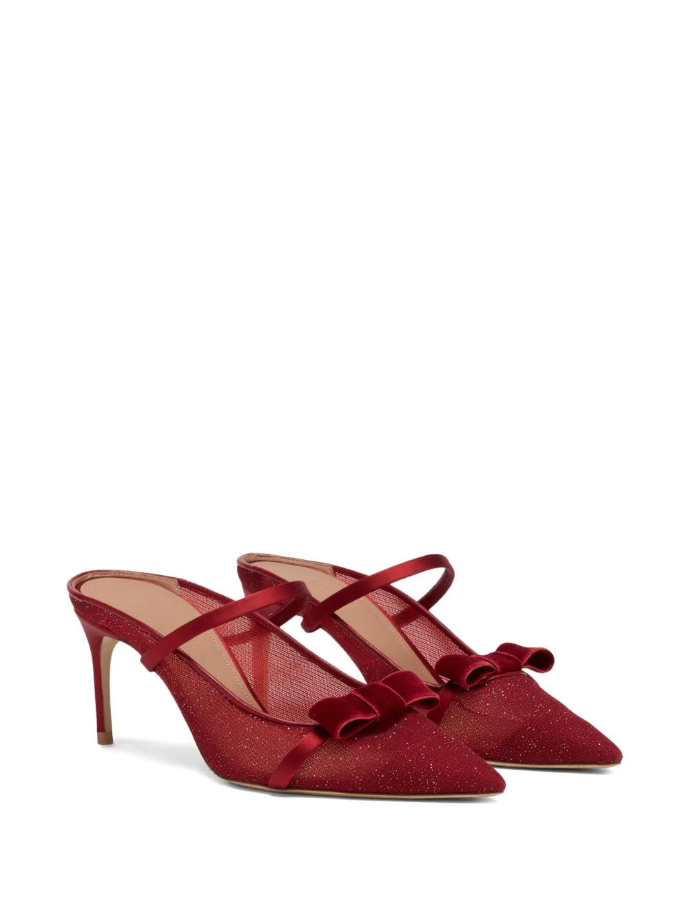 Malone Souliers 70 mm Aurora muiltjes met hak Rood