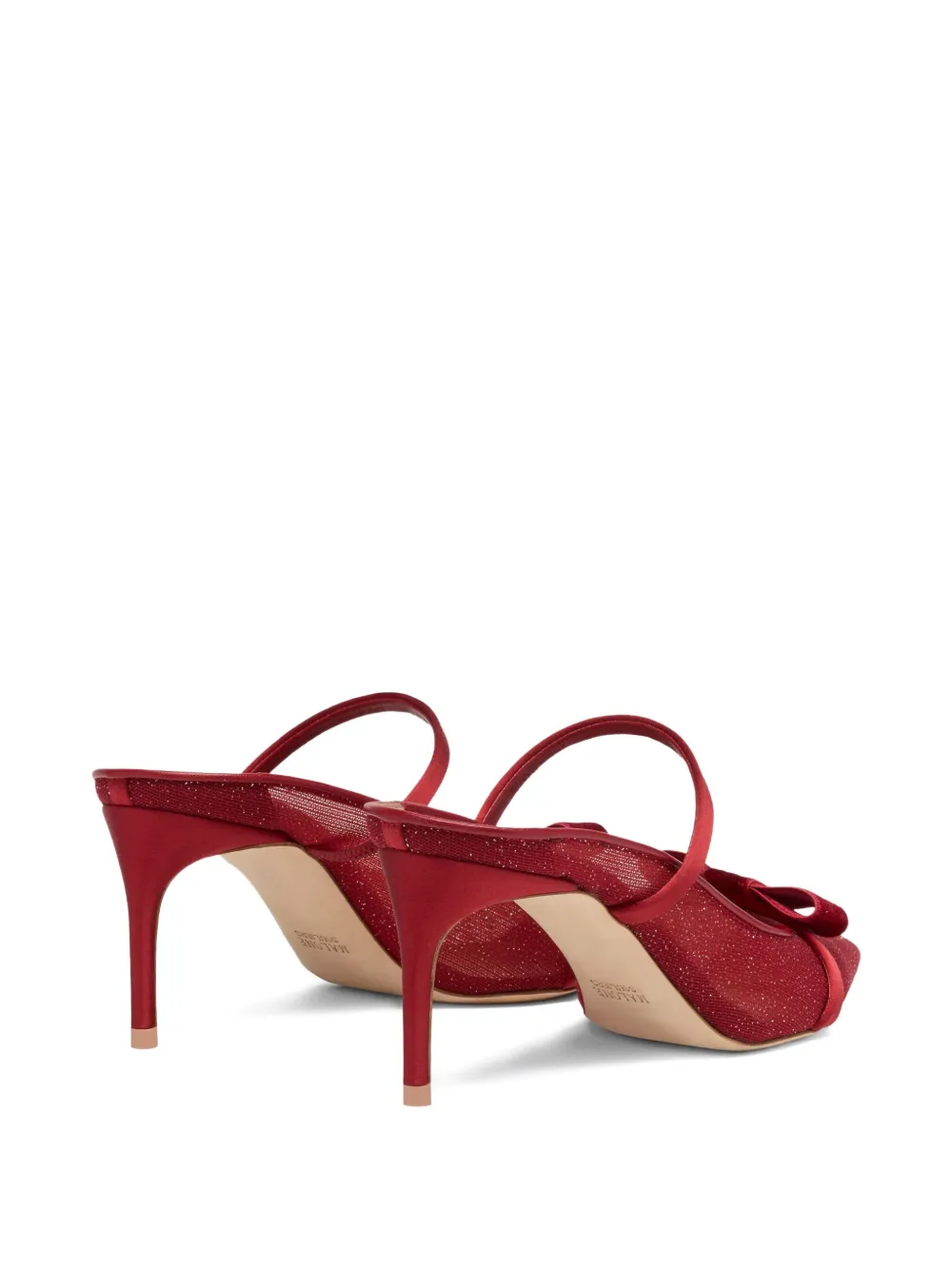 Malone Souliers 70 mm Aurora muiltjes met hak Rood