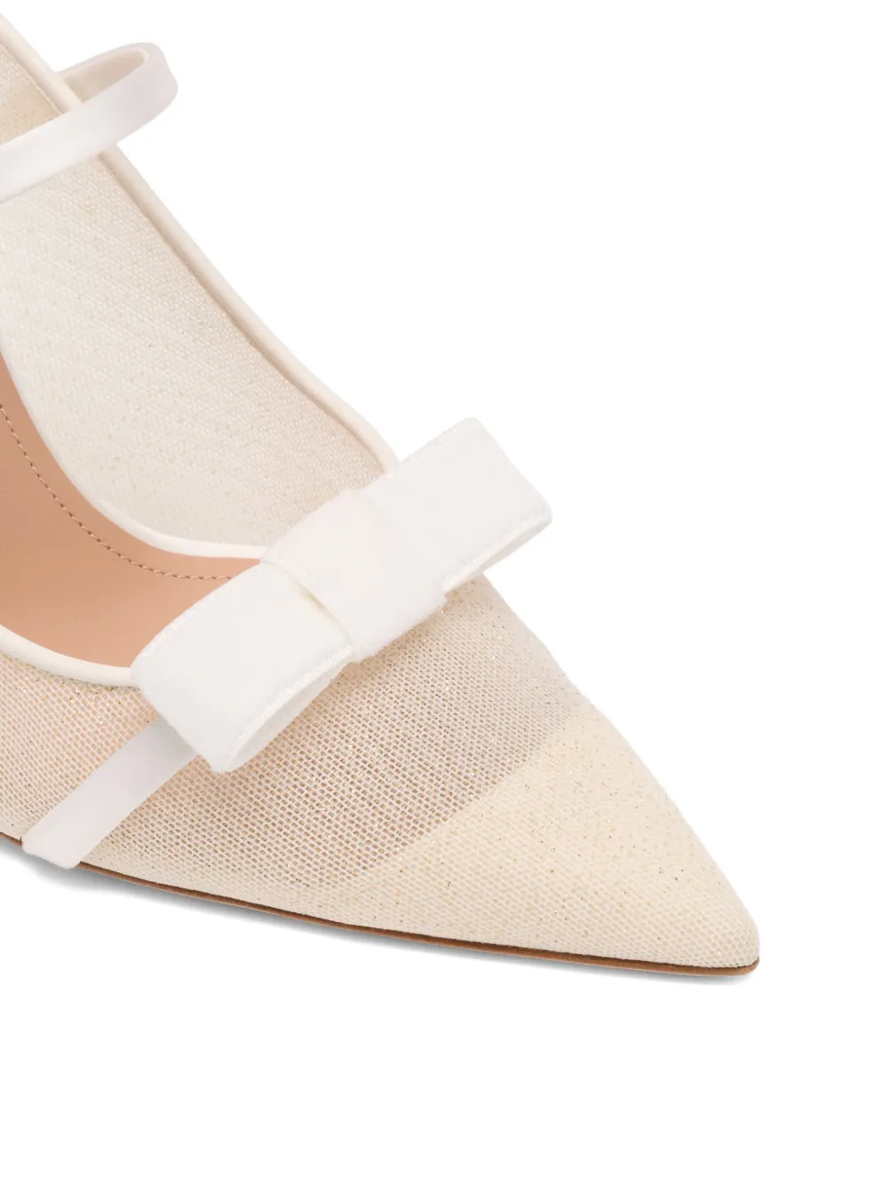 Malone Souliers 90 mm Aurora muiltjes met hak Beige