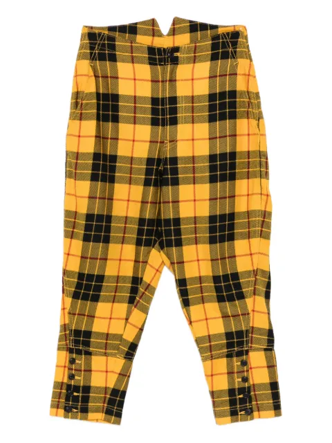 Comme Des Garçons Pre-Owned 2010 Tartan wool trousers