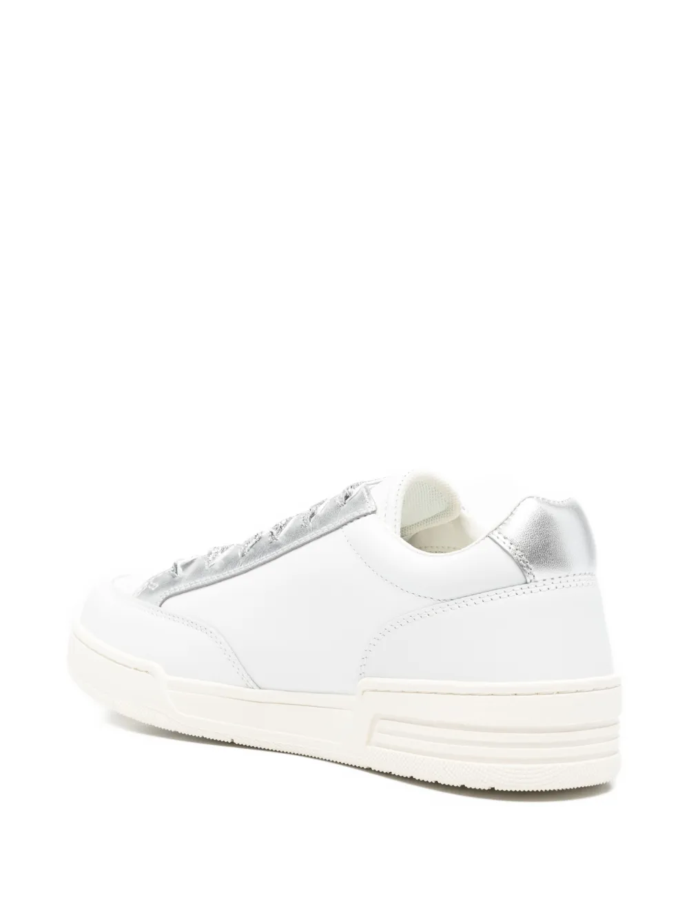 Love Moschino Sneakers met hartapplicatie Wit