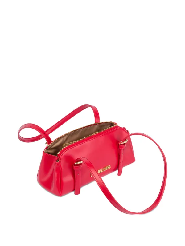 Love Moschino Bolsa Com Fivela | Vermelho | FARFETCH BR