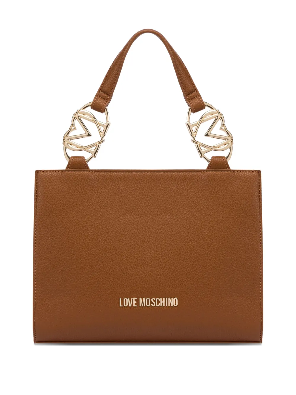 Love Moschino Borsa tote con logo - Marrone