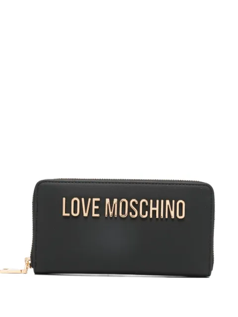 Love Moschino cartera con logo y cierre