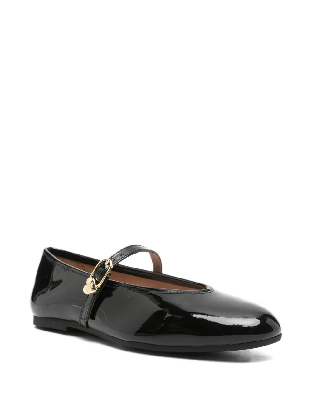 Love Moschino Gelakte pumps Zwart
