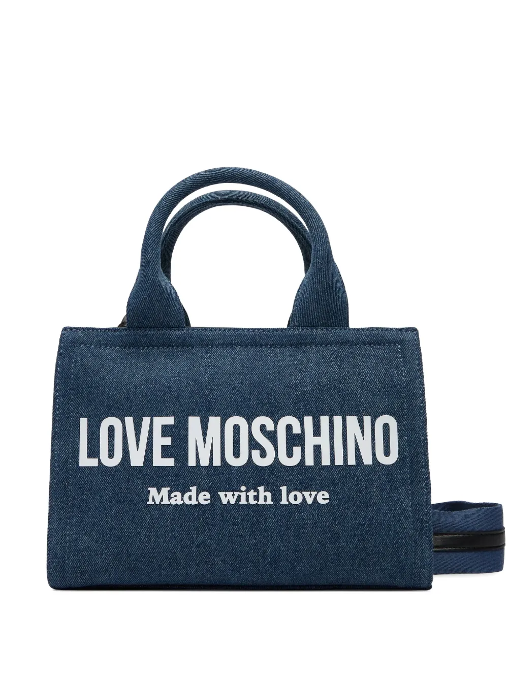 Love Moschino Borsa tote con logo - Blu