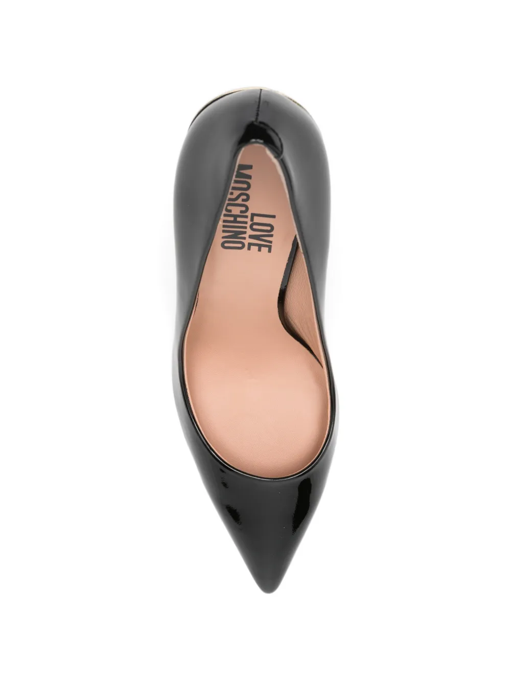 Love Moschino Pumps met puntige neus Zwart