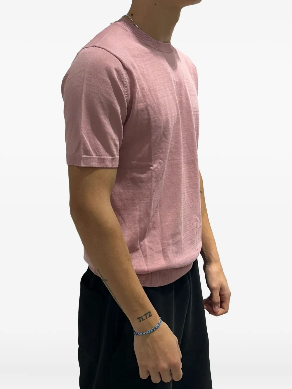 RAYNE 1896 short-sleeved cotton T-shirt - Roze