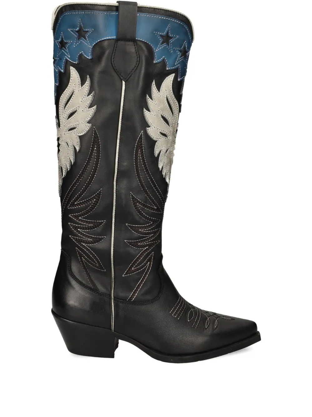 Metisse western boots Zwart